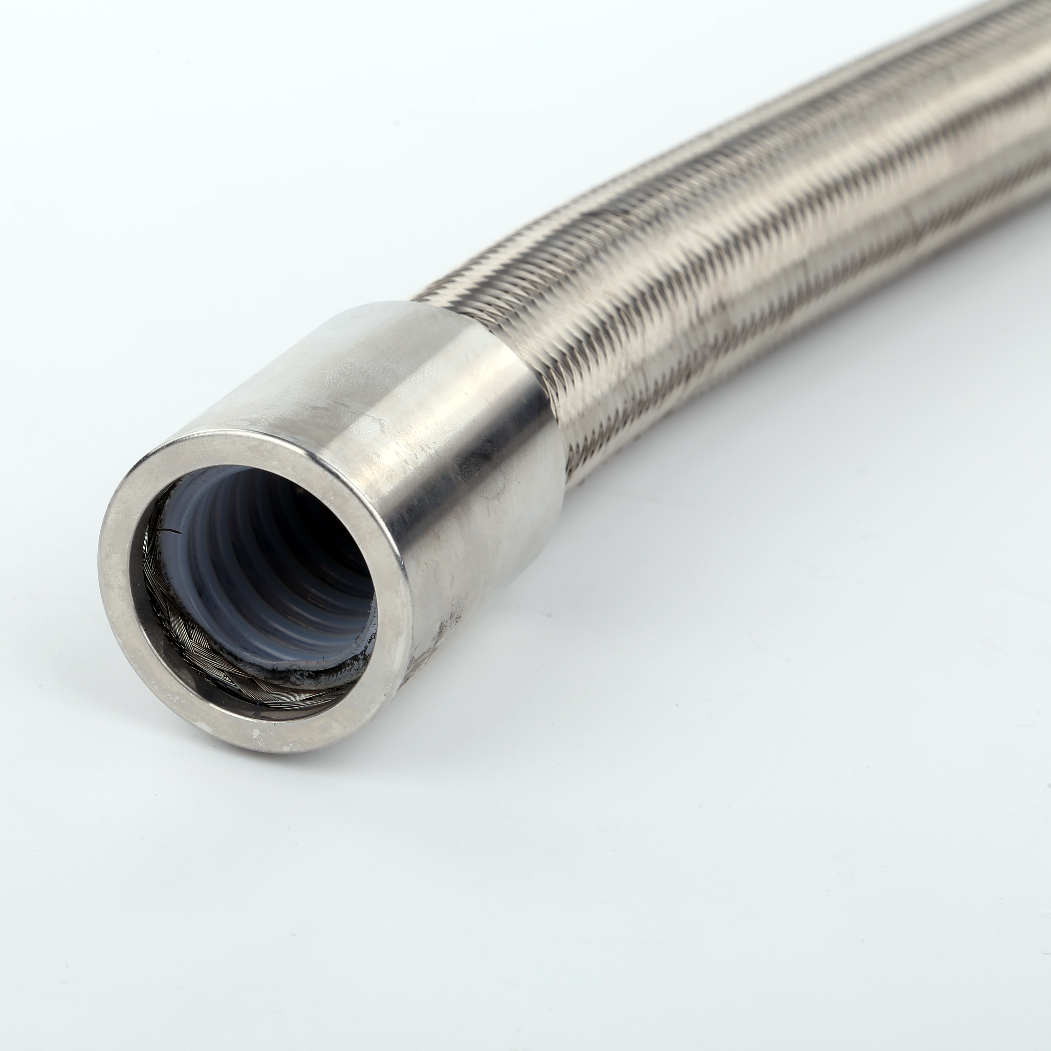 Stainless Steel Sanitary PTFE Braided Hose with Clamped Ends Wenzhou